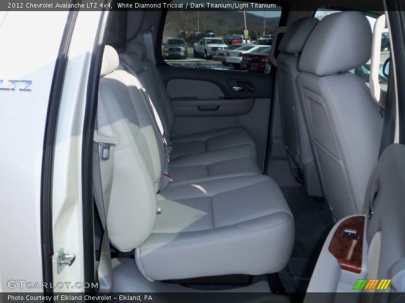 White Diamond Tricoat / Dark Titanium/Light Titanium 2012 Chevrolet Avalanche LTZ 4x4