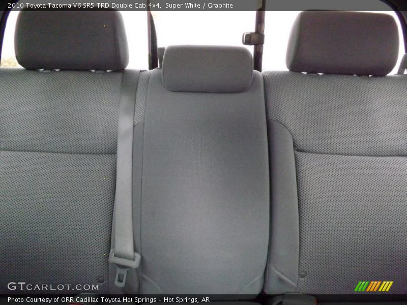 Super White / Graphite 2010 Toyota Tacoma V6 SR5 TRD Double Cab 4x4