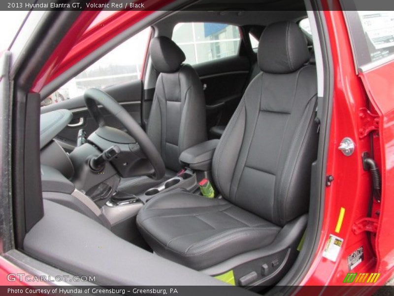 Volcanic Red / Black 2013 Hyundai Elantra GT