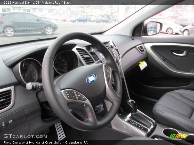 Volcanic Red / Black 2013 Hyundai Elantra GT