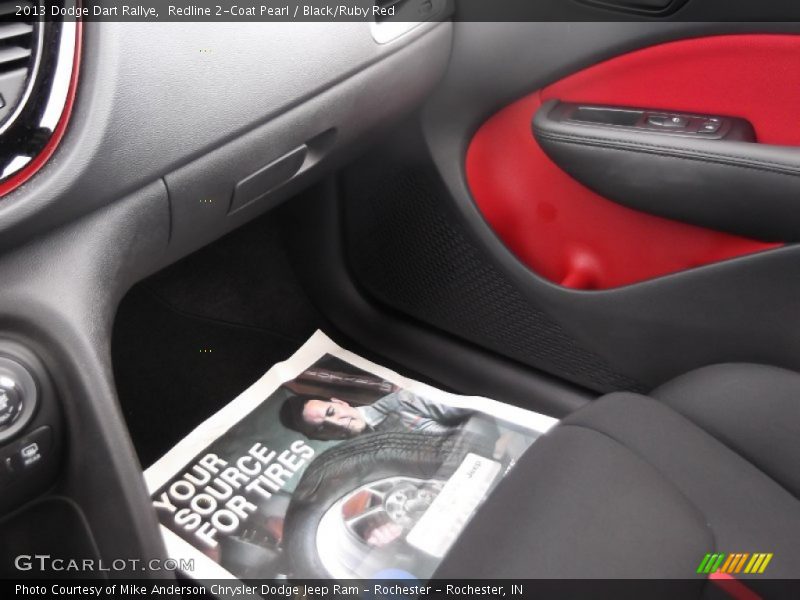 Redline 2-Coat Pearl / Black/Ruby Red 2013 Dodge Dart Rallye