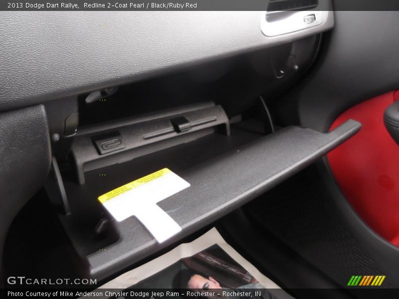 Redline 2-Coat Pearl / Black/Ruby Red 2013 Dodge Dart Rallye