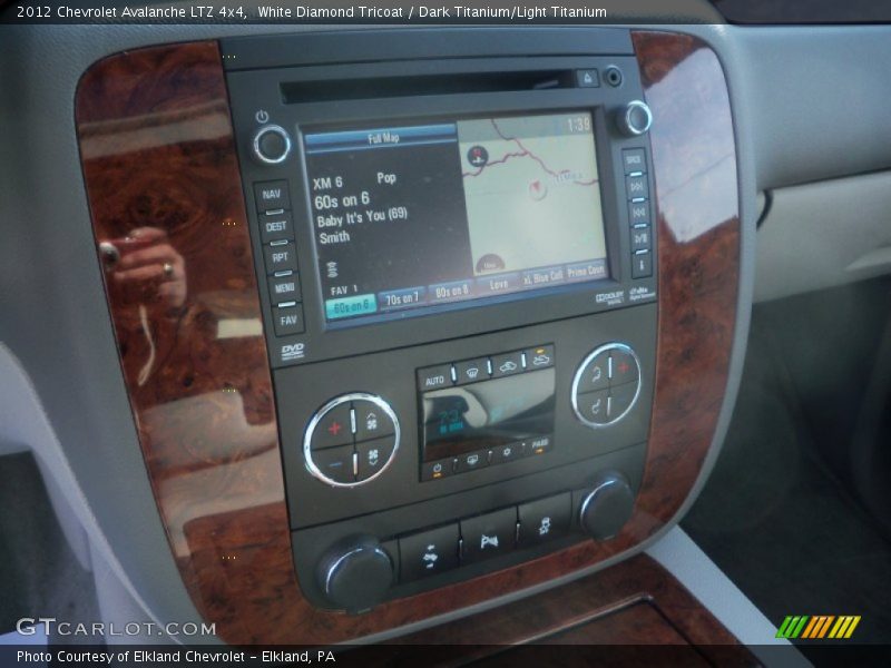 White Diamond Tricoat / Dark Titanium/Light Titanium 2012 Chevrolet Avalanche LTZ 4x4