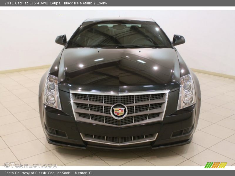 Black Ice Metallic / Ebony 2011 Cadillac CTS 4 AWD Coupe