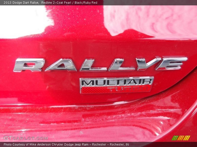 Redline 2-Coat Pearl / Black/Ruby Red 2013 Dodge Dart Rallye