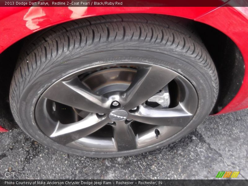Redline 2-Coat Pearl / Black/Ruby Red 2013 Dodge Dart Rallye
