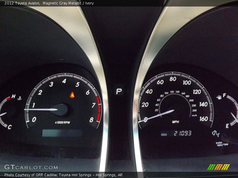 Magnetic Gray Metallic / Ivory 2012 Toyota Avalon