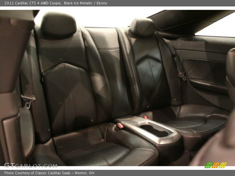 Black Ice Metallic / Ebony 2011 Cadillac CTS 4 AWD Coupe