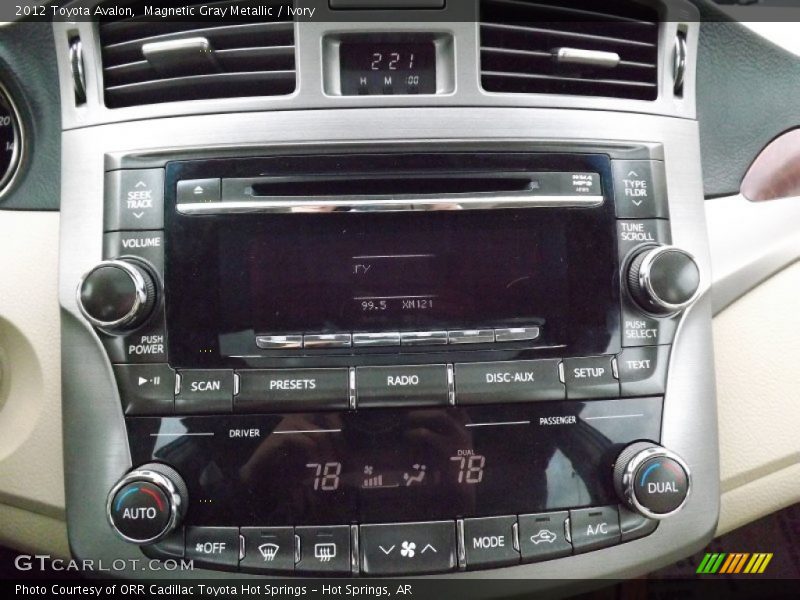 Magnetic Gray Metallic / Ivory 2012 Toyota Avalon
