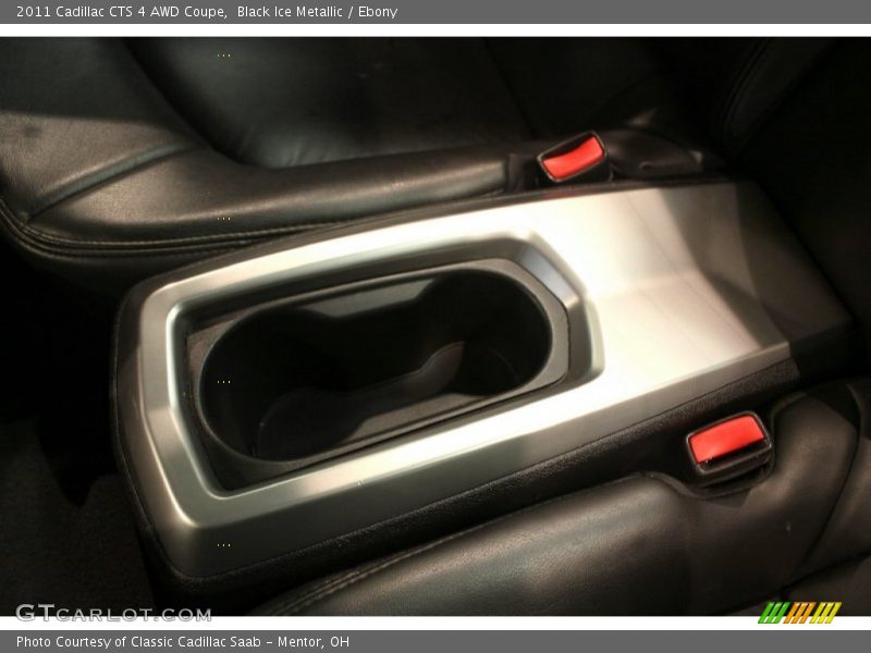 Black Ice Metallic / Ebony 2011 Cadillac CTS 4 AWD Coupe