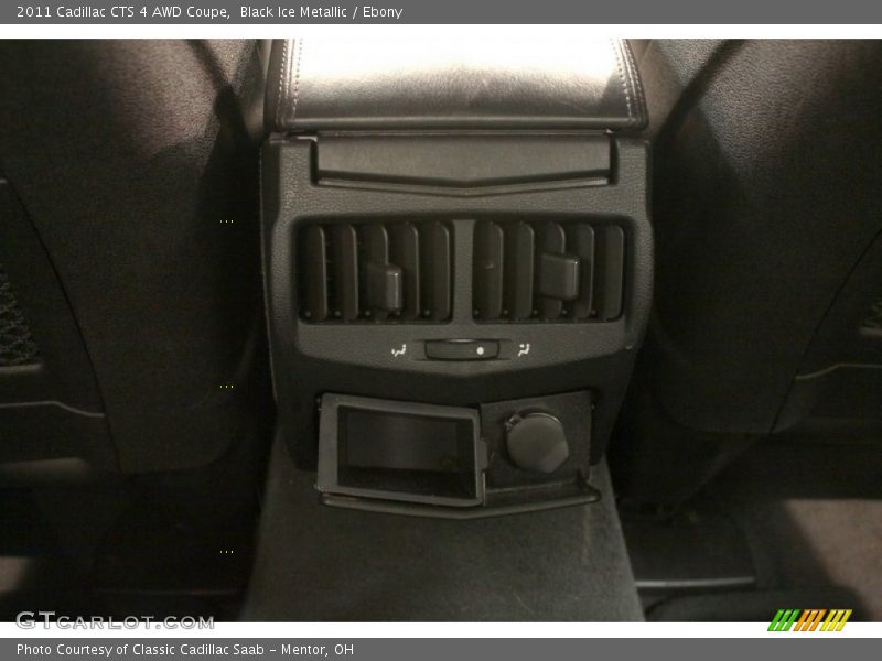 Black Ice Metallic / Ebony 2011 Cadillac CTS 4 AWD Coupe