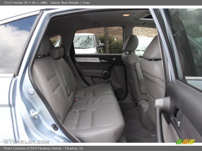 Glacier Blue Metallic / Gray 2010 Honda CR-V EX-L AWD