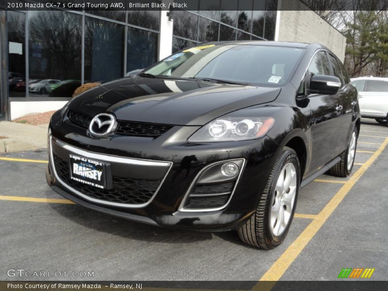 Brilliant Black / Black 2010 Mazda CX-7 s Grand Touring AWD