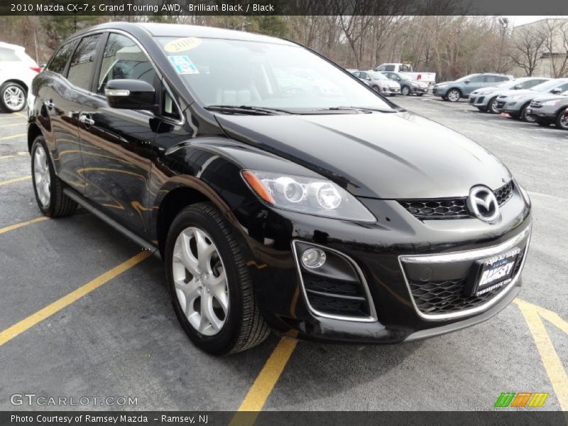 Brilliant Black / Black 2010 Mazda CX-7 s Grand Touring AWD