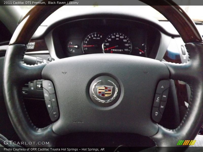 Black Raven / Ebony 2011 Cadillac DTS Premium
