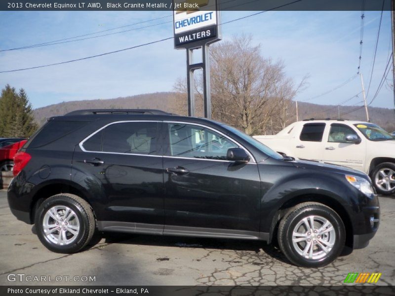 Black Granite Metallic / Jet Black 2013 Chevrolet Equinox LT AWD