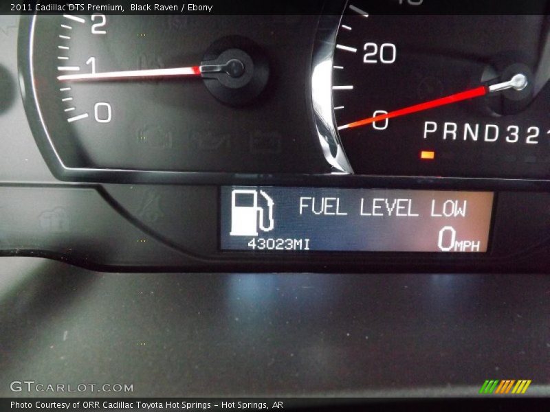 Black Raven / Ebony 2011 Cadillac DTS Premium