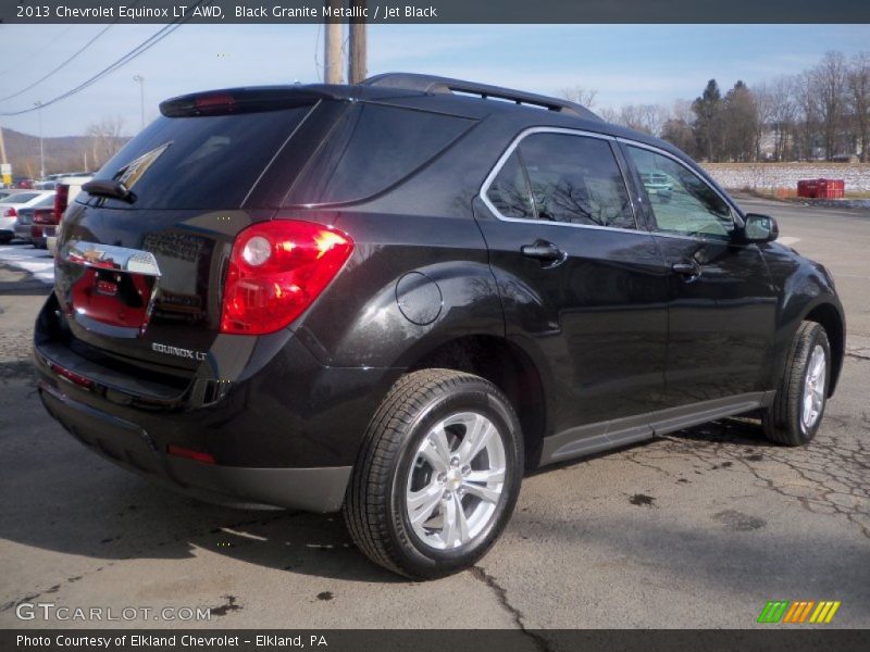 Black Granite Metallic / Jet Black 2013 Chevrolet Equinox LT AWD
