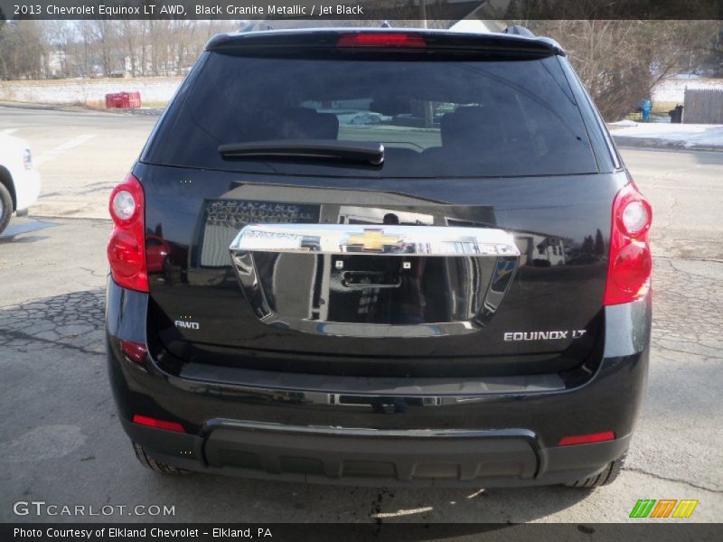 Black Granite Metallic / Jet Black 2013 Chevrolet Equinox LT AWD