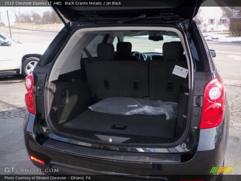 Black Granite Metallic / Jet Black 2013 Chevrolet Equinox LT AWD