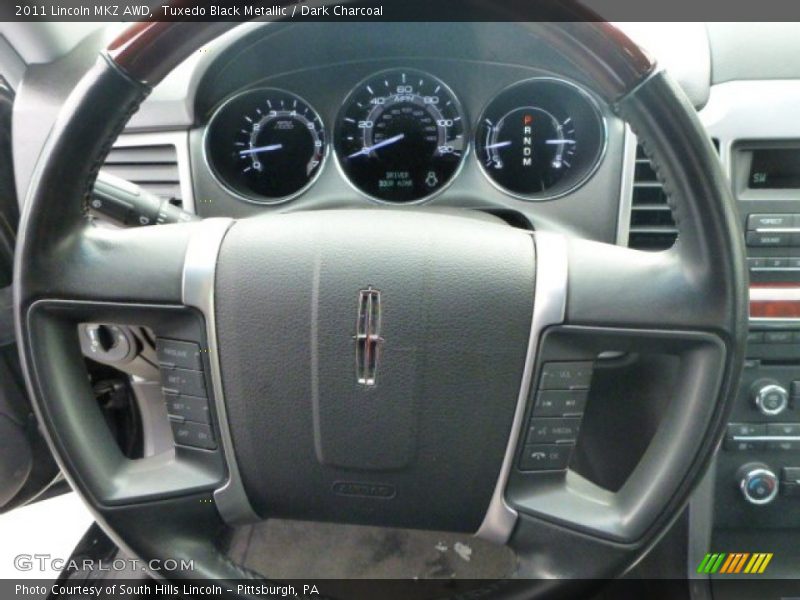 Tuxedo Black Metallic / Dark Charcoal 2011 Lincoln MKZ AWD