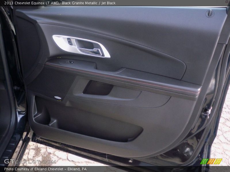 Black Granite Metallic / Jet Black 2013 Chevrolet Equinox LT AWD