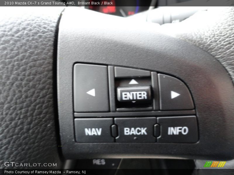 Controls of 2010 CX-7 s Grand Touring AWD