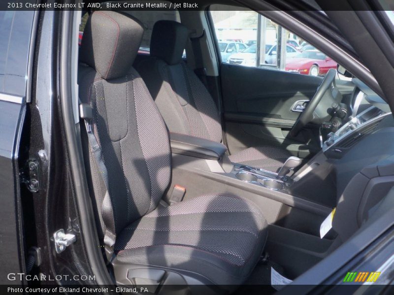 Black Granite Metallic / Jet Black 2013 Chevrolet Equinox LT AWD