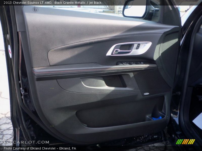Black Granite Metallic / Jet Black 2013 Chevrolet Equinox LT AWD