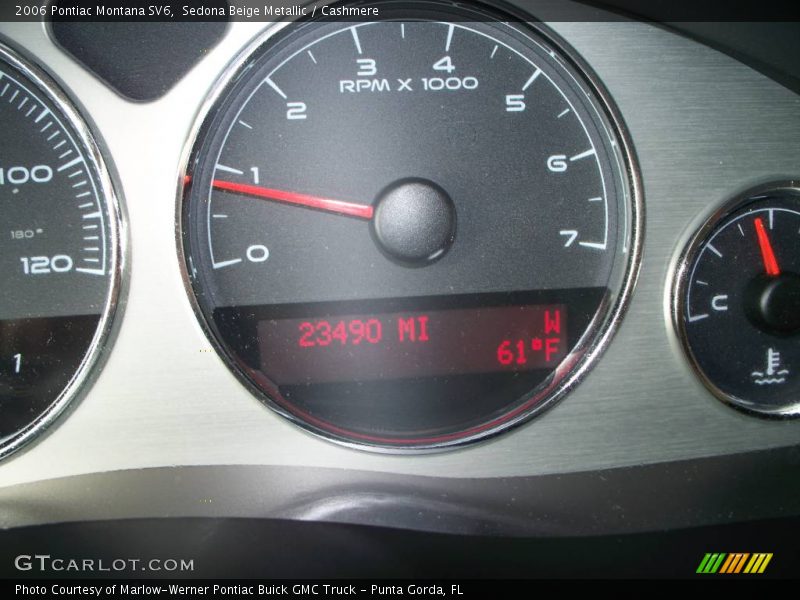 Sedona Beige Metallic / Cashmere 2006 Pontiac Montana SV6