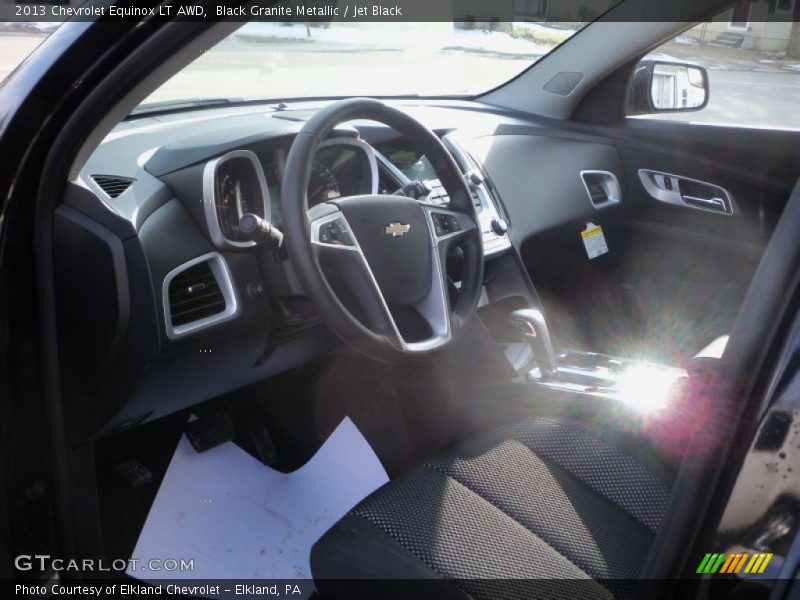 Black Granite Metallic / Jet Black 2013 Chevrolet Equinox LT AWD
