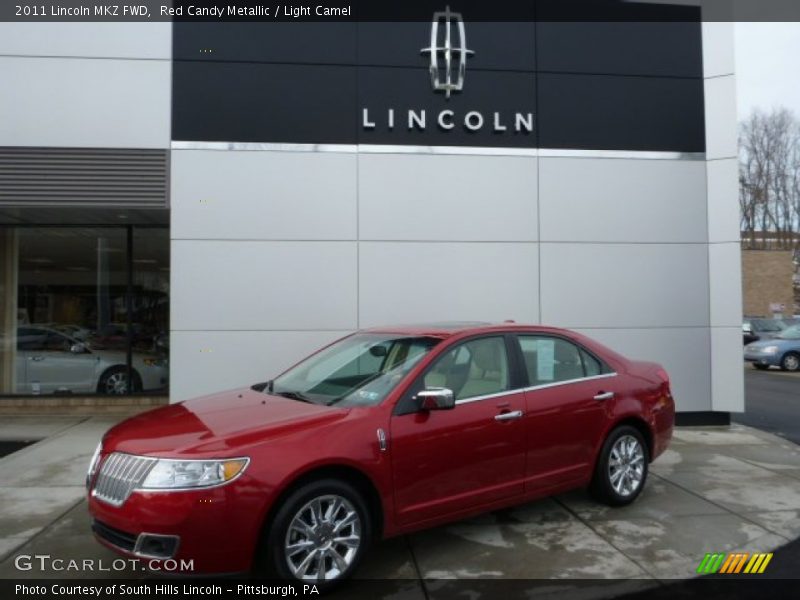 Red Candy Metallic / Light Camel 2011 Lincoln MKZ FWD