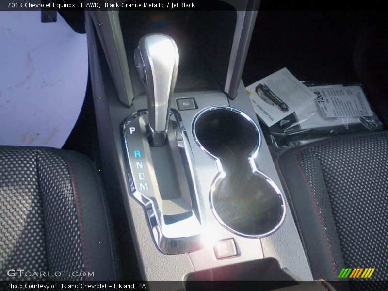 Black Granite Metallic / Jet Black 2013 Chevrolet Equinox LT AWD