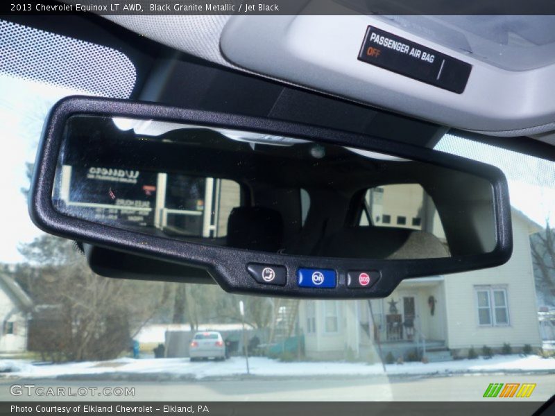 Black Granite Metallic / Jet Black 2013 Chevrolet Equinox LT AWD