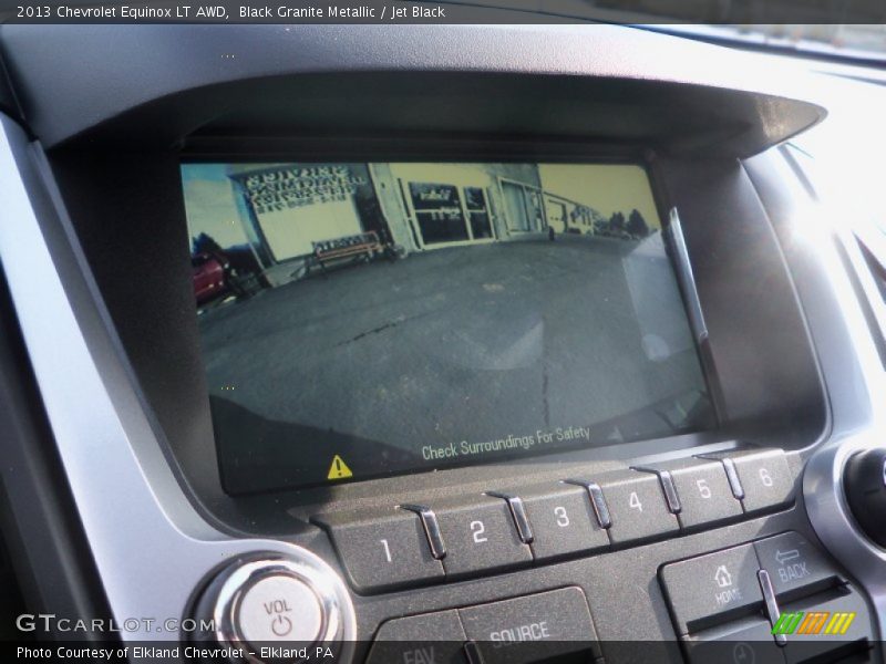 Black Granite Metallic / Jet Black 2013 Chevrolet Equinox LT AWD