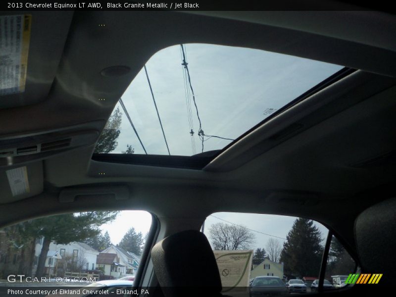 Black Granite Metallic / Jet Black 2013 Chevrolet Equinox LT AWD