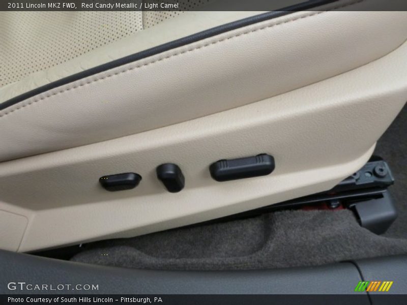Red Candy Metallic / Light Camel 2011 Lincoln MKZ FWD