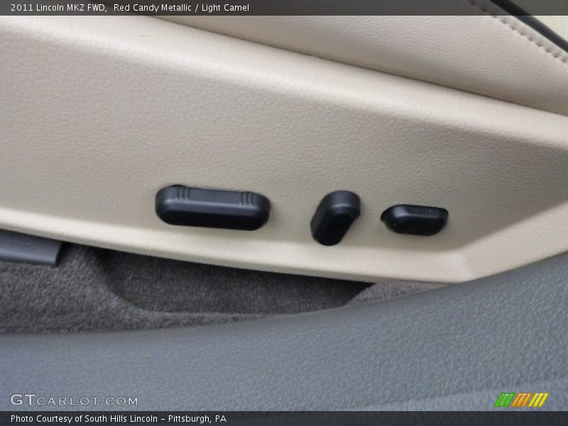 Red Candy Metallic / Light Camel 2011 Lincoln MKZ FWD