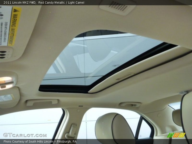 Red Candy Metallic / Light Camel 2011 Lincoln MKZ FWD