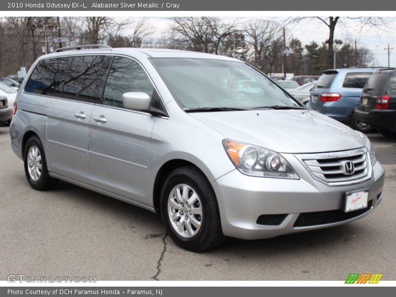 Alabaster Silver Metallic / Gray 2010 Honda Odyssey EX-L