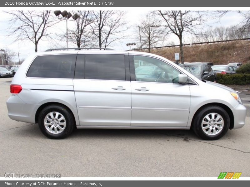 Alabaster Silver Metallic / Gray 2010 Honda Odyssey EX-L