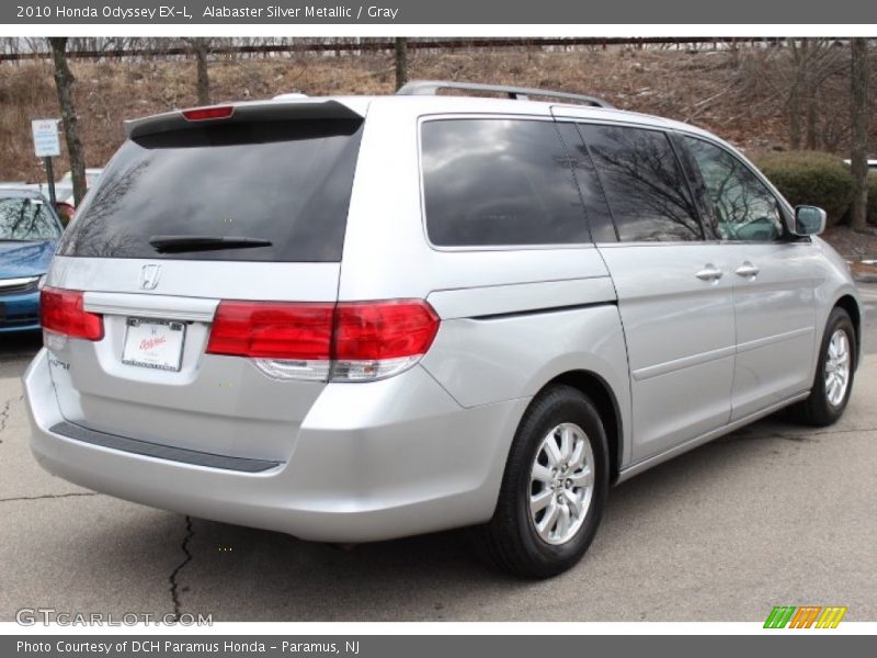 Alabaster Silver Metallic / Gray 2010 Honda Odyssey EX-L