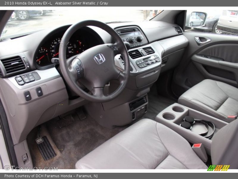 Alabaster Silver Metallic / Gray 2010 Honda Odyssey EX-L