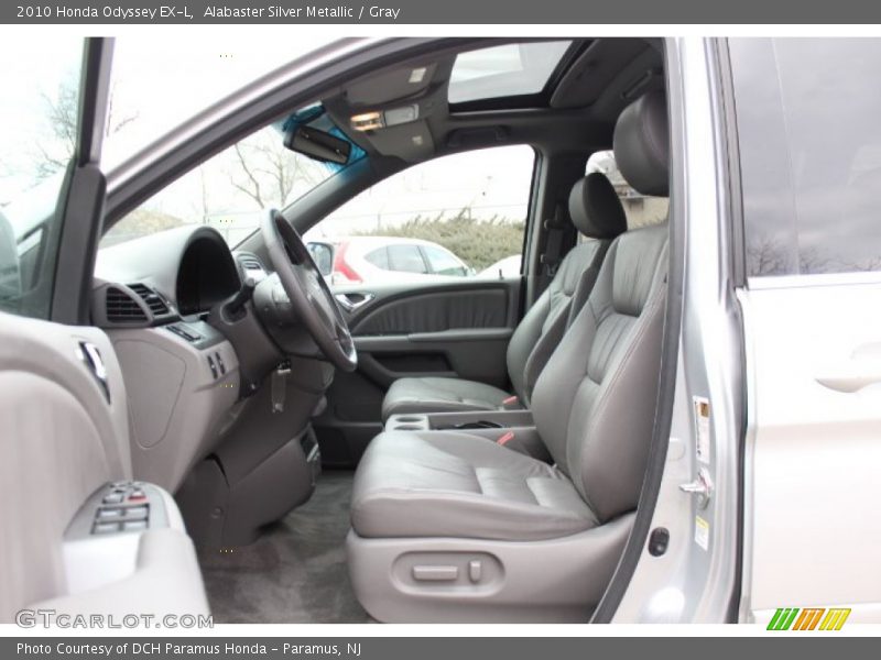 Alabaster Silver Metallic / Gray 2010 Honda Odyssey EX-L