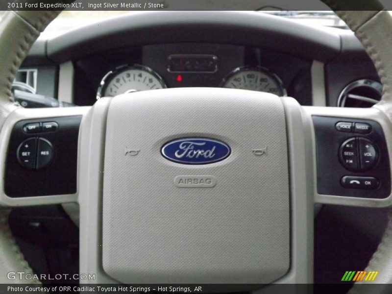 Ingot Silver Metallic / Stone 2011 Ford Expedition XLT