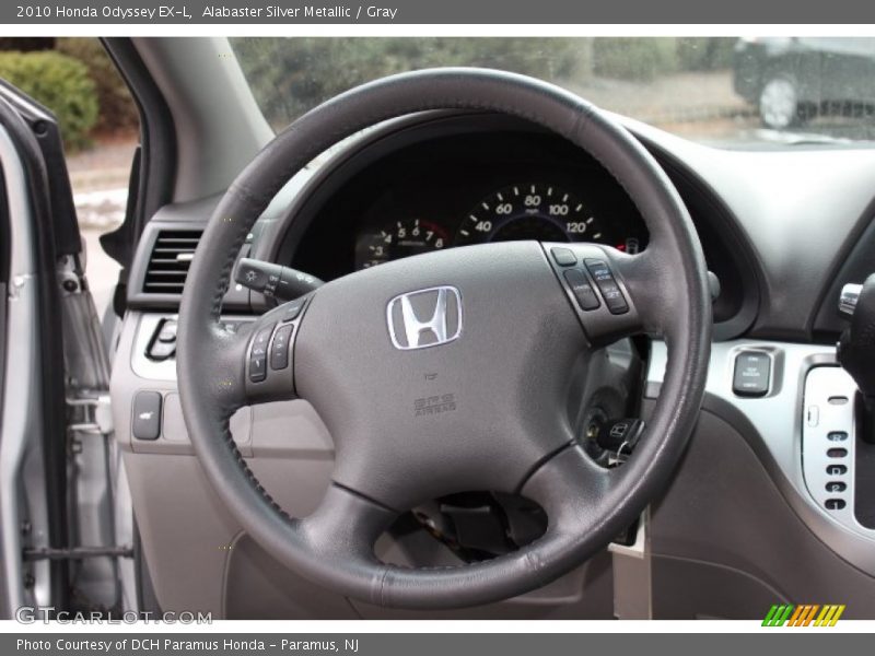 Alabaster Silver Metallic / Gray 2010 Honda Odyssey EX-L