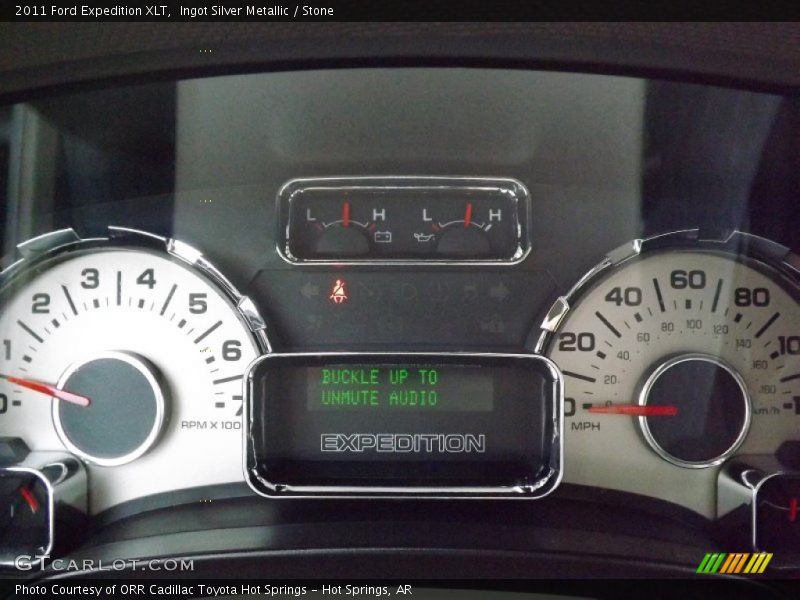 Ingot Silver Metallic / Stone 2011 Ford Expedition XLT