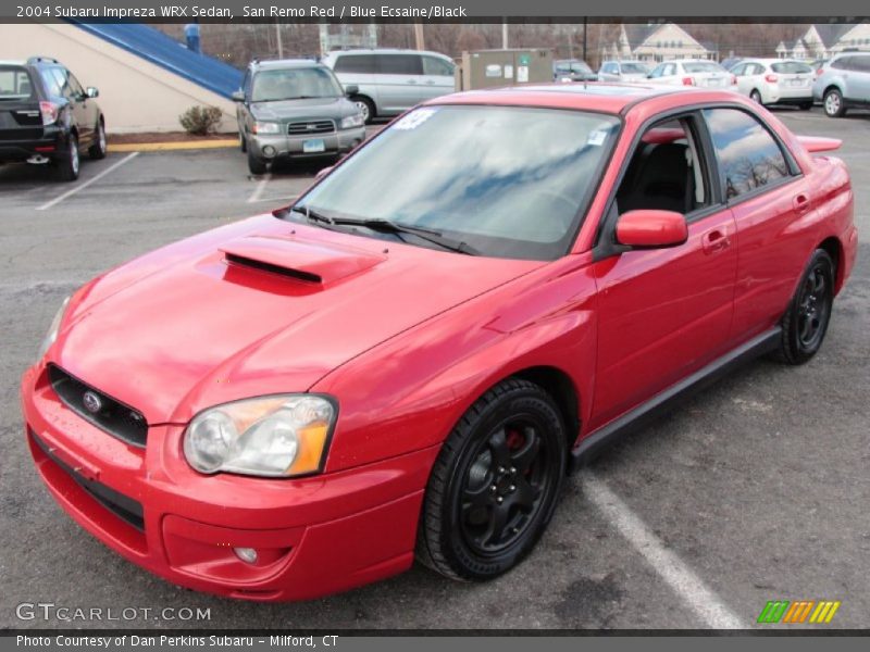 Front 3/4 View of 2004 Impreza WRX Sedan