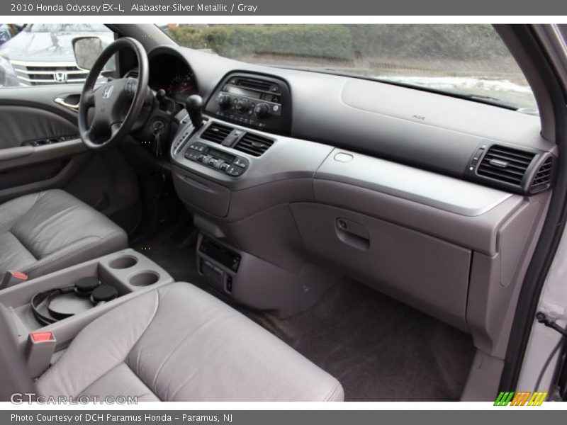 Alabaster Silver Metallic / Gray 2010 Honda Odyssey EX-L