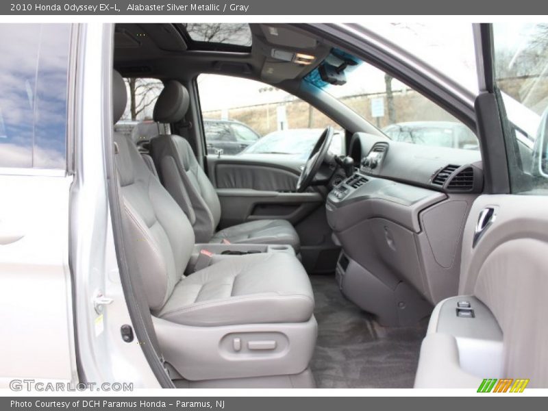 Alabaster Silver Metallic / Gray 2010 Honda Odyssey EX-L
